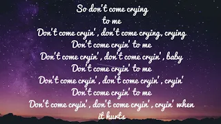 Lyrics Don't come crying by TryHardNinja