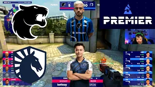 FURIA vs Team Liquid - OVERPASS map 1 - BLAST Premier Fall Showdown 2020 @gaules