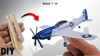 P51 Mustang | No need to buy, you can make this airplane model