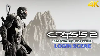 Crysis 2 Maximum Edition (2011)  Login Scene [4K/60FPS]