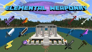 Elemental Weaponry Addon Minecraft PE (MCPE) Bedrock Edition Minecraft