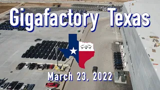 ROAD TESTED MODEL Y   Tesla Gigafactory Texas  3/23/2022. (10:00AM)
