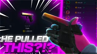 I'VE GOT A GLOCK FADE PULLED ON ME ON CSGORoll!! (PAID HUGE) | ADDICTED