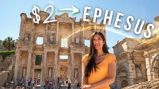 How to get to EPHESUS from Izmir for less than $2 | TURKEY