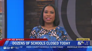 Dozens of East Tennessee schools closed Friday, March 3 due to weather
