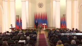 Նախագահի նստավայրում տեղի է ունեցել պարգևատրման արարողություն armeniatv.am