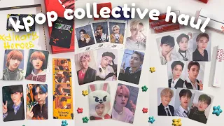 ۫ ✨ ֹ распаковка мерча и фотокарт stray kids, xdinary heroes и bts ˚⋆ kpop collective haul ·˚