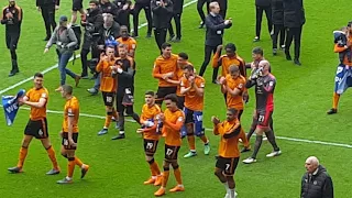 Wolverhampton Wanderers fc lap of honour vs Birmingham City