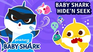 👮‍♀️Thief Shark Family Turns Baby Shark into TINY Shark?! | Hide and Seek | Baby Shark Official