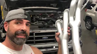 1997 F250 7.5L Banks Header installation ...... She's Loud......