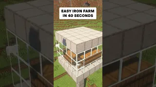 Easy Iron Farm 1.20/1.19 in Minecraft