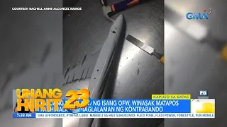 Kapuso sa Batas- Laruang eroplanong iniuwi ng isang OFW, winasak sa airport | Unang Hirit