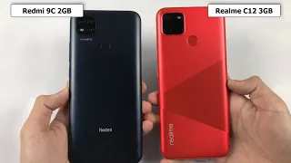 Realme C12 vs Redmi 9C Speed Test, Camera Test, Display Test | Helio G35 vs Helio G35