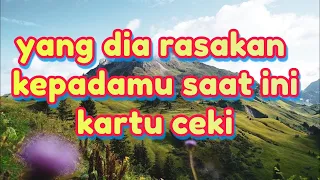 kartu ceki☀ perasaan dia kepadamu hari ini