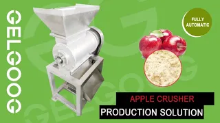 Industrial Fruit Vegetable Crusher Machine|Apple Crusher Machine