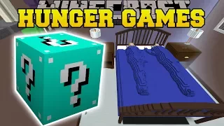 Minecraft: GIANT BED HUNGER GAMES - Lucky Block Mod - Modded Mini-Game