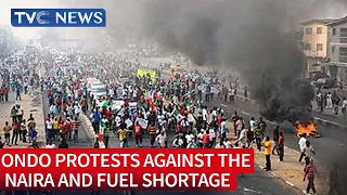 (TRENDING) Protest Rocks Ondo Over Naira, Fuel Scarcity