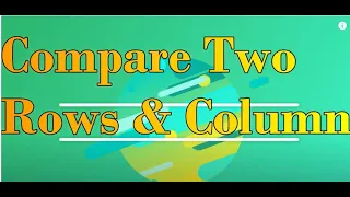 Compare Two Columns in Excel (for Matches & Differences) | Compare two lists & highlight differences