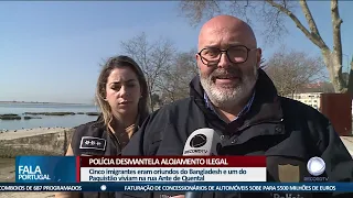 Polícia desmantela alojamento ilegal