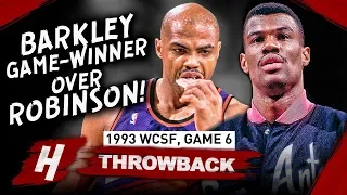 MVP Charles Barkley vs David Robinson INSANE Game 6 Duel Highlights 1993 Playoffs - CLUTCH Barkley!