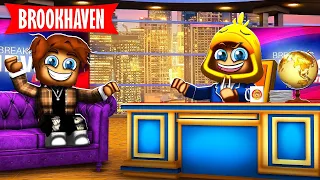 Ik Werk Bij Het NIEUWS In Brookhaven! (Roblox)