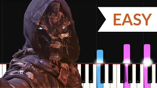 The Man They Called Cayde - Destiny 2 (EASY Piano Tutorial)