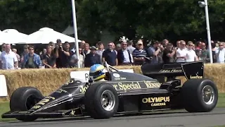 Lotus 97T & Renault RS10 F1 V6 Turbo Engine Sounds!