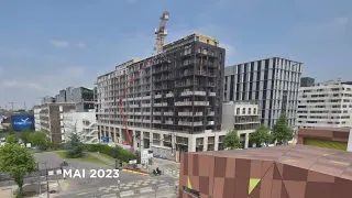 Timelapse 2023 du Village des Athlètes