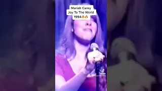 Mariah Carey iconic performance of joy to the world in 1994 #mariahcarey #short #foyoupage