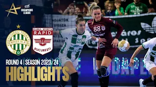 FTC-Rail Cargo Hungaria vs CS Rapid Bucuresti | Round 4 | EHF Champions League Women 2023/24
