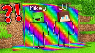 Mikey and JJ Pranked as RAINBOW LAVA in Minecraft - Maizen