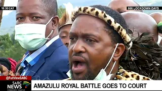 AmaZulu Royal battle goes to court