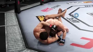 Ultra Real | EA Sports UFC 3 | Nick Lentz vs. Aubin-Mercier:  GROUND and POUND, baby!