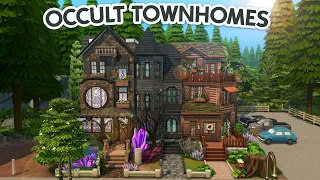 Occult Townhomes 🧹🦇 🐺 // The Sims 4 Speed Build