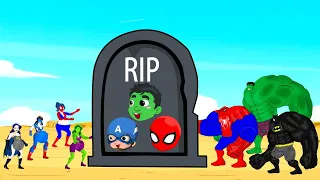 Rescue Team Baby Hulk, Spider Man, Bat Man, Captain America: Back from the Dead SECRET - FUNNY