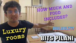 BITS Pilani GUEST HOUSE tour and food review Ep-2 #engineering #admission #bits #bitsat
