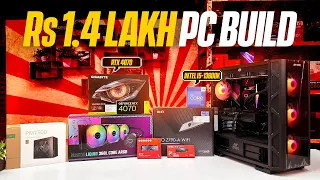 Rs 1.4 Lakh Gaming & Streaming PC Build 2023 | Intel i5-13600K & RTX 4070 🔥