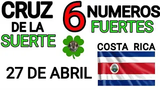 Cruz de la suerte y numeros ganadores para hoy 27 de Abril para Costa Rica