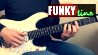FUNKY Line guitar - СУПЕР ФАНК на гитаре - КАК ИГРАТЬ
