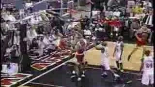 Bulls vs Heat 1997 - Game 3 - Michael Jordan 34 points