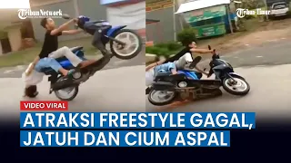 Viral, Atraksi Freestyle Sepasang Kekasih Berujung Tragis, Jatuh dan Mencium Aspal