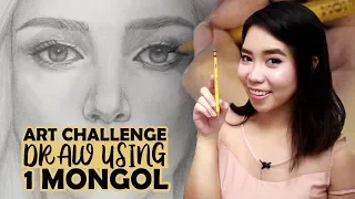 Art Challenge: Draw a Portrait Using 1 Mongol Pencil | Philippines