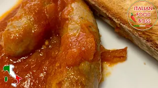 #1 Pork Sausages in Tomato Sauce (easy Italian food)