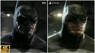 BATMAN ARKHAM ASYLUM - PS5 VS PC GRAPHICS COMPARISON