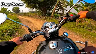 OFFROAD || Red Rooster Exhaust Pure Sound || GoPro Hero 10 ||  Classic 350 Black #goprohero10#re350