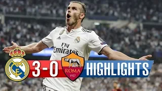 REAL MADRID vs ROMA 3 - 0  UEFA [ GOALS & HIGHLIGHTS 2018 HD ]