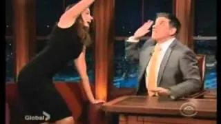 Mercedes Masohn on Craig Ferguson 01-11-12 (End of interview)