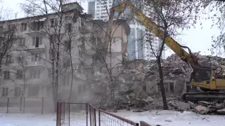 Снос пятиэтажки на Рублёвке