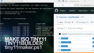 Tiny11 builder create Windows 11 ISO clean Bloatware