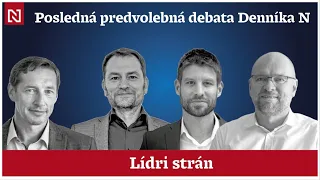 Ostrá debata Michala Šimečku a Igora Matoviča